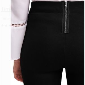 time and tru women's skinny zip back ponte pant